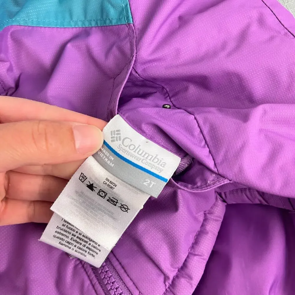Columbia Girls Reversible Double Flake II Snow Jacket 2T